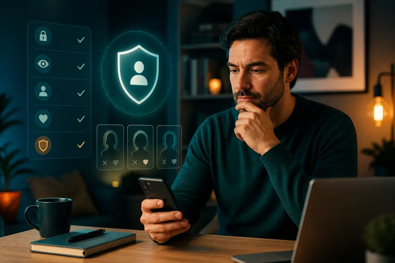 Como avaliar um app de relacionamento antes de criar conta