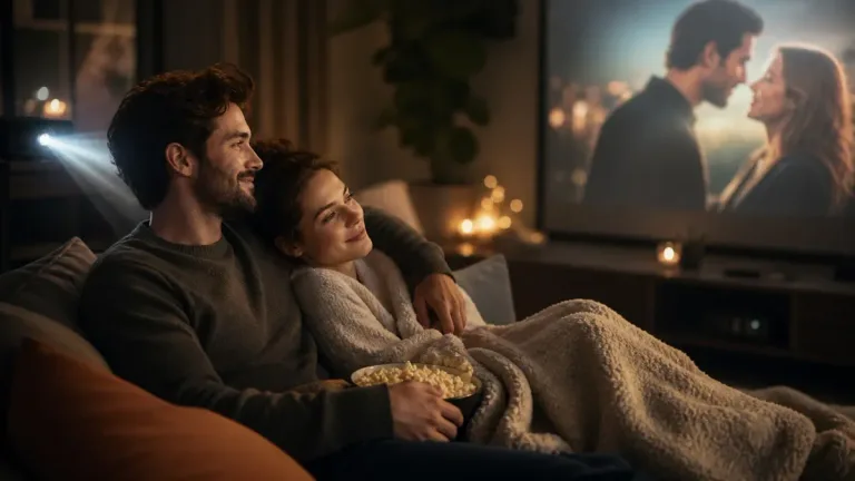 Capa editorial humanizada — Filmes Românticos Para Casal Assistir em Uma Noite Especial