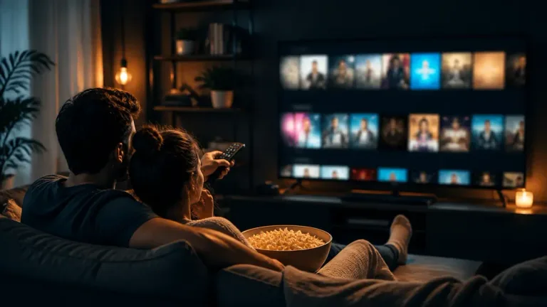 Capa editorial humanizada — Filmes Românticos na Netflix: Como Encontrar Boas Opções