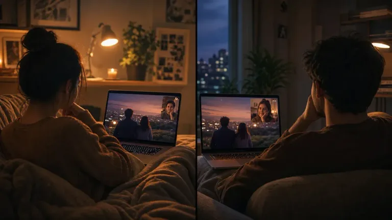 Capa editorial humanizada — Filmes Sobre Relacionamentos à Distância e Seus Desafios