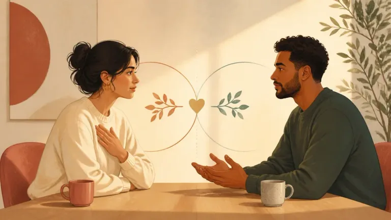Capa editorial humanizada — Como Conversar Sobre Limites em um Relacionamento