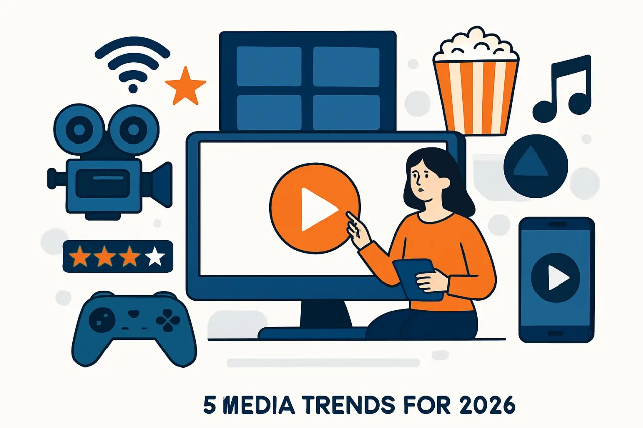 Featured image for: 5 Media Trends For 2026: Step-by-Step Guide to Entertainment & Streaming Success