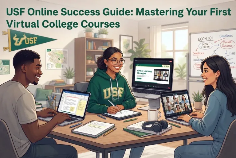 Featured image for: USF Online Success Guide: Mastering Your First Virtual College Courses
