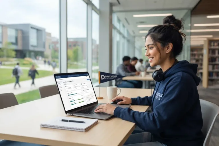 Featured image for: Davenport University Online+: Digital Learning Workflows & FAQs