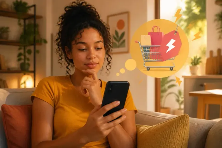 Ilustração editorial sobre promoção relâmpago: como identificar uma oferta realmente vantajosa