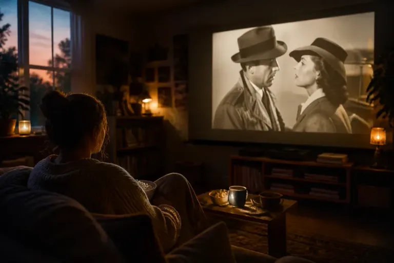 Ilustração editorial sobre filmes e séries para rever: quando uma história ganha nova leitura