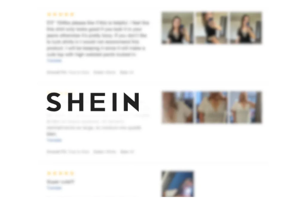 Opiniones de participantes de Shein
