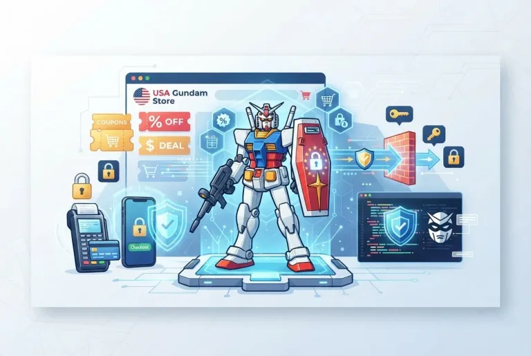Featured image for: USA Gundam Store Deals: Safe Shopping & Privacy Protection Guide