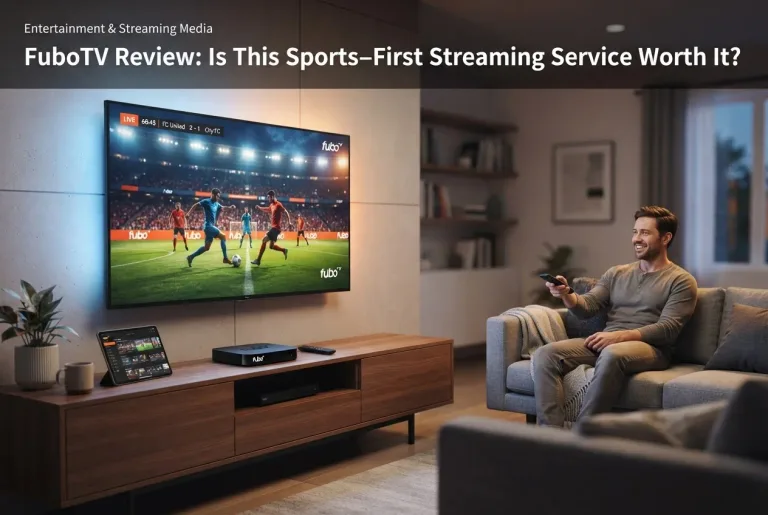 Featured image for: FuboTV Review: Is This Sports-First Streaming Service Worth It?