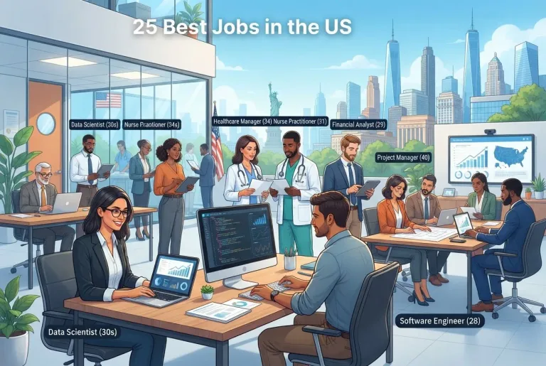 Featured image for: 25 Best Jobs in the US and How Much They Pay in 2026