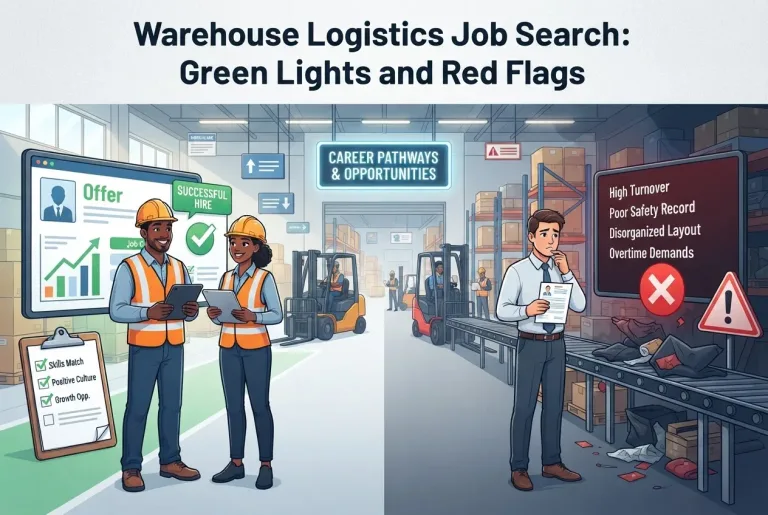 Featured image for: Warehouse Logistics Job Search: Green Lights and Red Flags