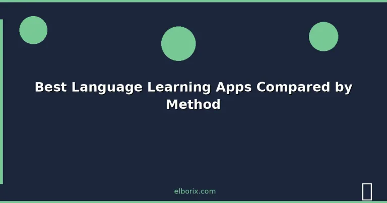 Featured: Best Language Learning Apps Compared by Method