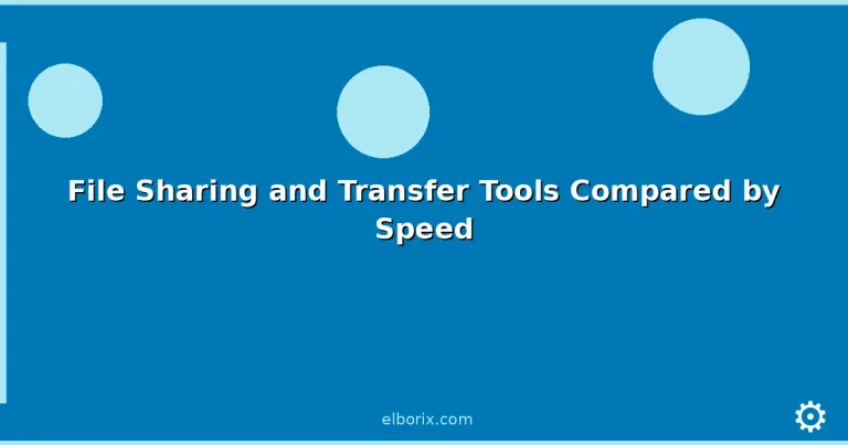Featured: File Sharing and Transfer Tools Compared by Speed