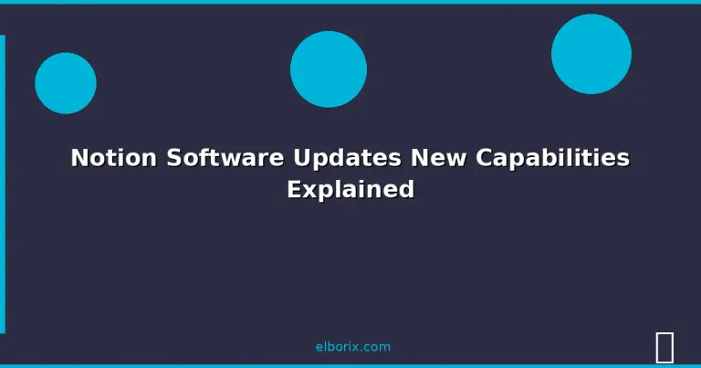 Featured: Notion Software Updates New Capabilities Explained