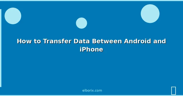 Featured: How to Transfer Data Between Android and iPhone