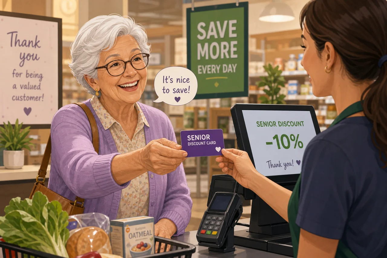 Featured: Senior Discount Coupons Available at National Chains
