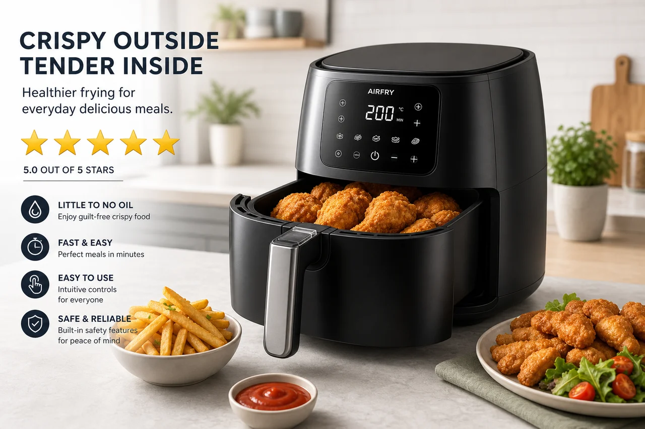 Featured: Top Rated Air Fryers for Quick and Healthy Cooking