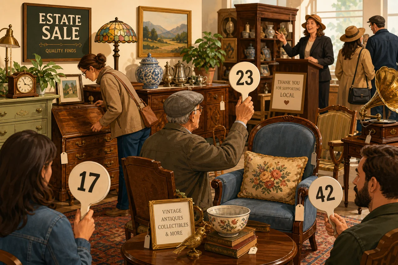 Featured: Tips for Shopping at Estate Sales and Auctions