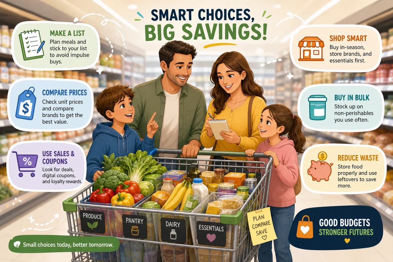 Featured: Grocery Shopping Hacks for Families on a Budget