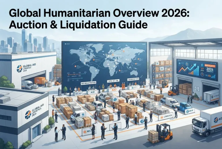 Featured image for: Global Humanitarian Overview 2026: Auction & Liquidation Guide