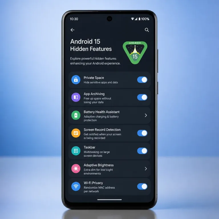 android 15 features