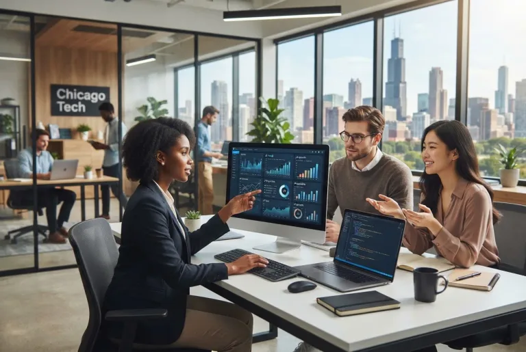 Featured image for: Chicago Tech Jobs: How AI Growth is Shaping Modern Office Careers