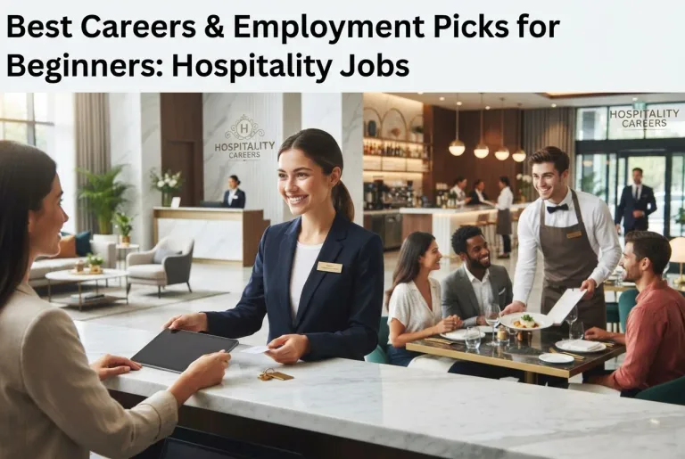 Featured image for: Best Careers & Employment Picks for Beginners: Hospitality Jobs 🏨