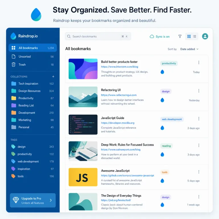 Featured: Is Raindrop.io the Best Bookmark Manager Available Right Now