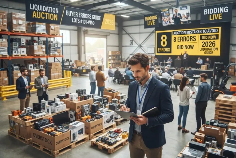 Featured image for: 8 Mistakes Buyers Make at Liquidation Auctions: The 2026 Guide