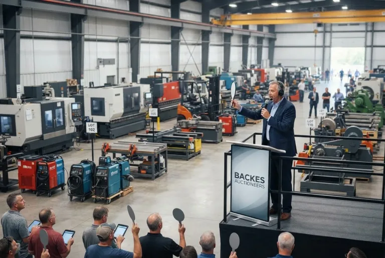 Featured image for: Backes Auctioneers Review: Selling Heavy Fabrication Equipment