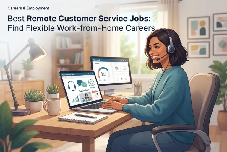 Featured image for: Best Remote Customer Service Jobs: Find Flexible Work-from-Home Careers