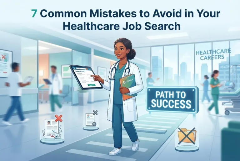 Featured image for: 7 Common Mistakes to Avoid in Your Healthcare Job Search