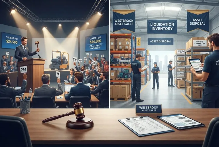 Featured image for: Westbrook Asset Sales: Liquidation vs. Auction Guide