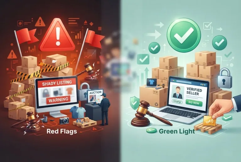 Featured image for: Online Liquidation Auctions: Essential Red Flags and Green Lights