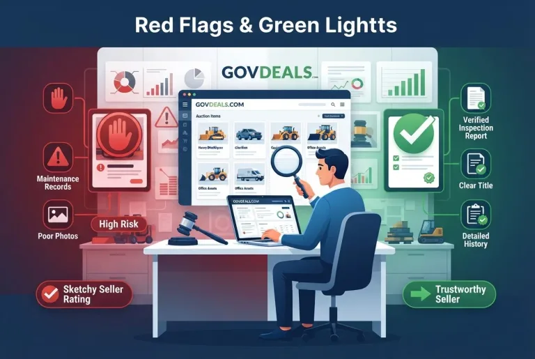 Featured image for: GovDeals Auctions Secrets: Red Flags & Green Lights for Buyers