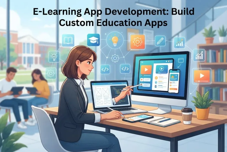 Featured image for: E-Learning App Development: Build Custom Education Apps