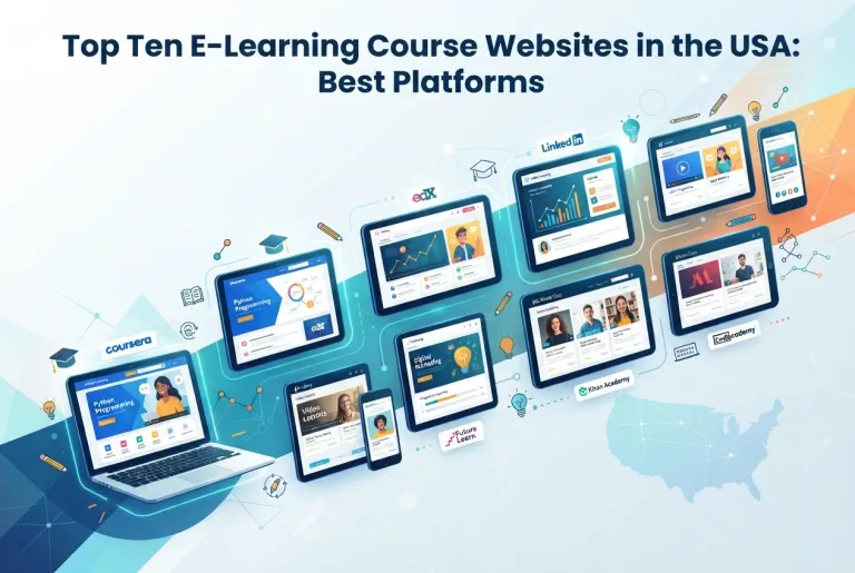 Featured image for: Top Ten E-Learning Course Websites in the USA: Best Platforms