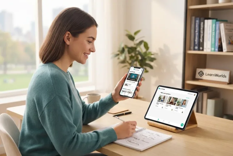 Featured image for: LearnWorlds Mobile App Review: Busting the Myth of Rigid E-Learning