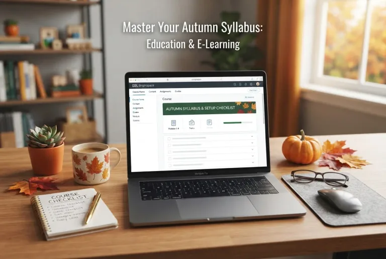 Featured image for: Master Your Autumn Syllabus: The D2L Online Course Setup Checklist