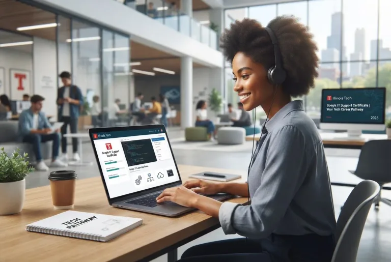 Featured image for: Illinois Tech Google IT Support Certificate: Your 2026 Tech Career Pathway