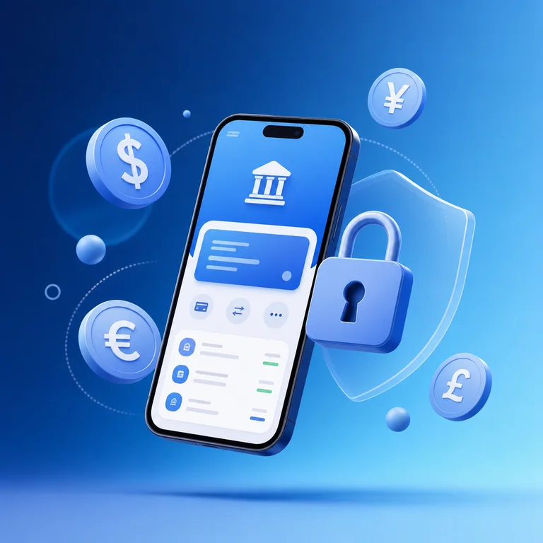 bank account comparison online banks vs traditiona illustration
