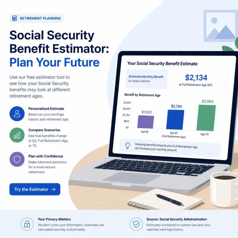 Social Security Benefit Estimator Tools You Can Use Now