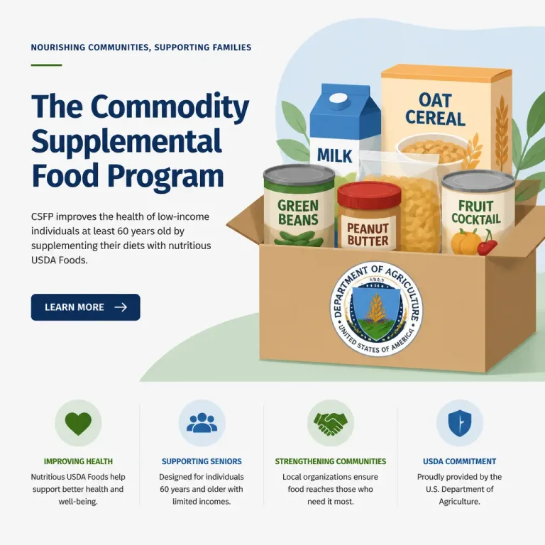 How the Commodity Supplemental Food Program Works