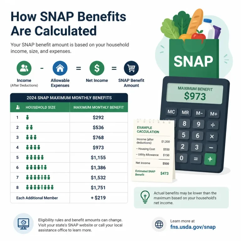 How Income Affects Your SNAP Benefit Amount
