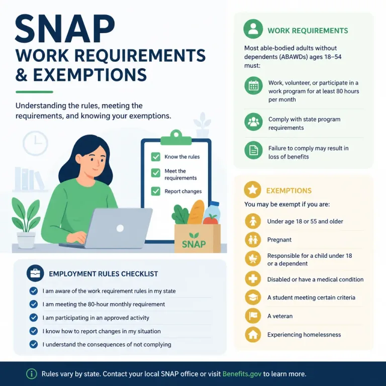 Understanding SNAP Work Requirements and Exemptions