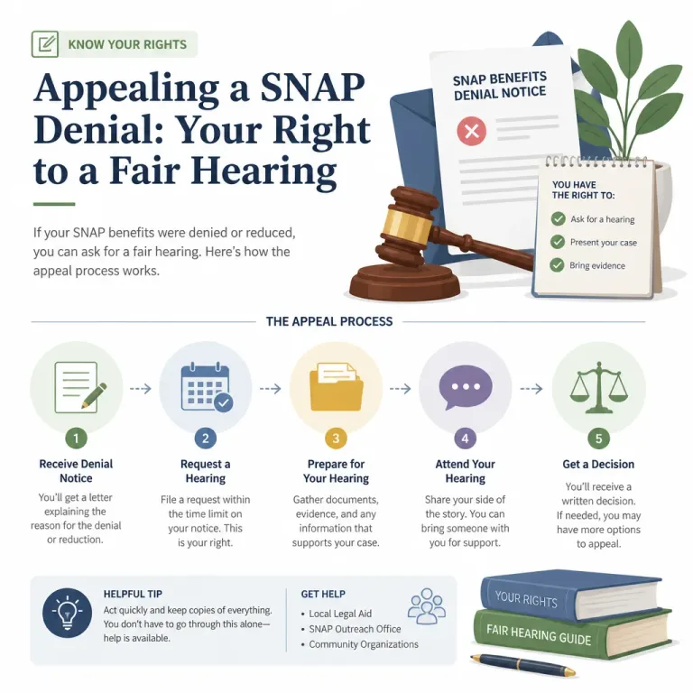 How to Appeal a SNAP Benefits Denial or Reduction
