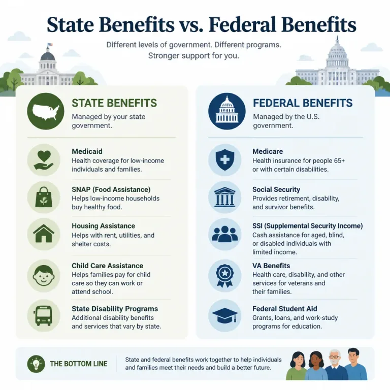 State vs Federal Benefits: Understanding the Difference