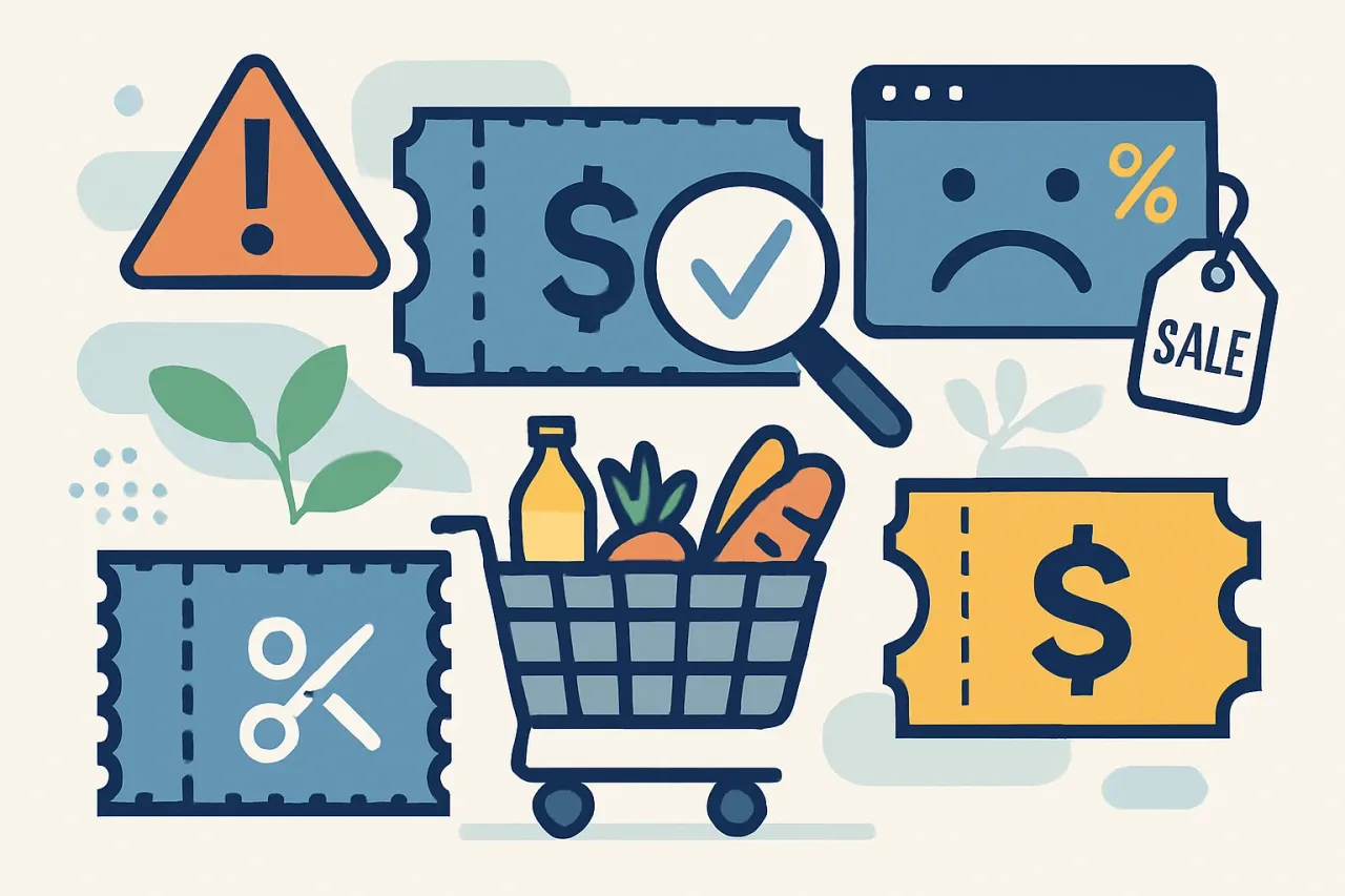 Featured image for: Coupon Code Scams and Saving Pitfalls: How to Spot Real Grocery Shopping Deals