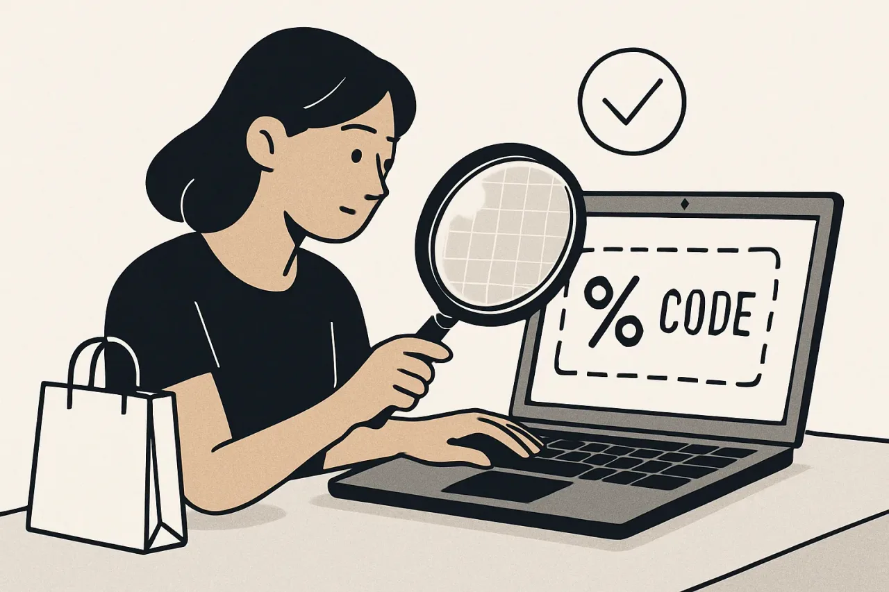 Checking coupon code expiration date on a screen