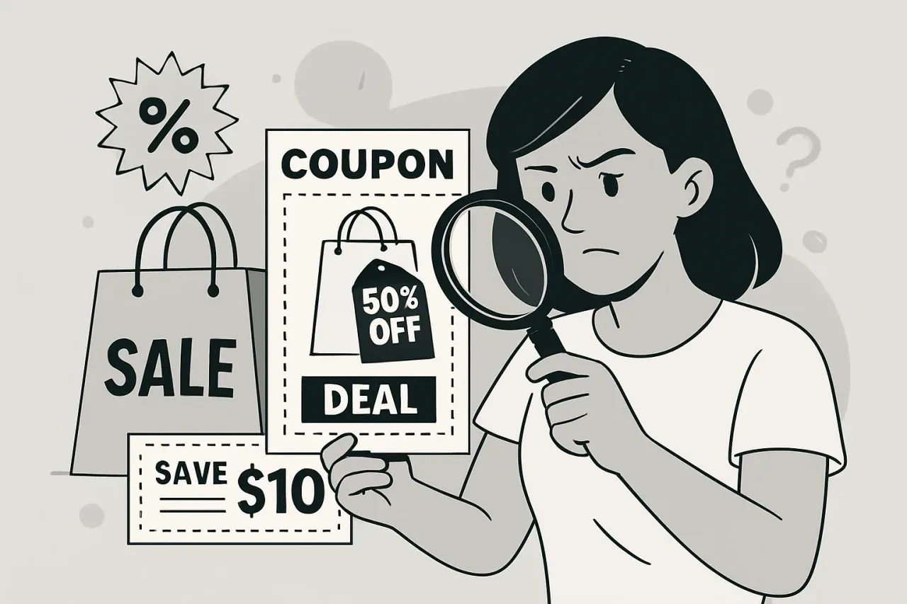 Featured image for: Evaluating Exaggerated Shopping Deals: Spotting Coupon Myths and Marketing Tricks